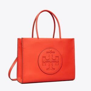 NWT, Tory Burch Ella Bio Tote in the color Poppy Red